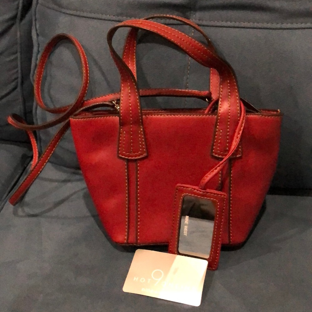 NWOT Beautiful Red Nine West Mini Bag